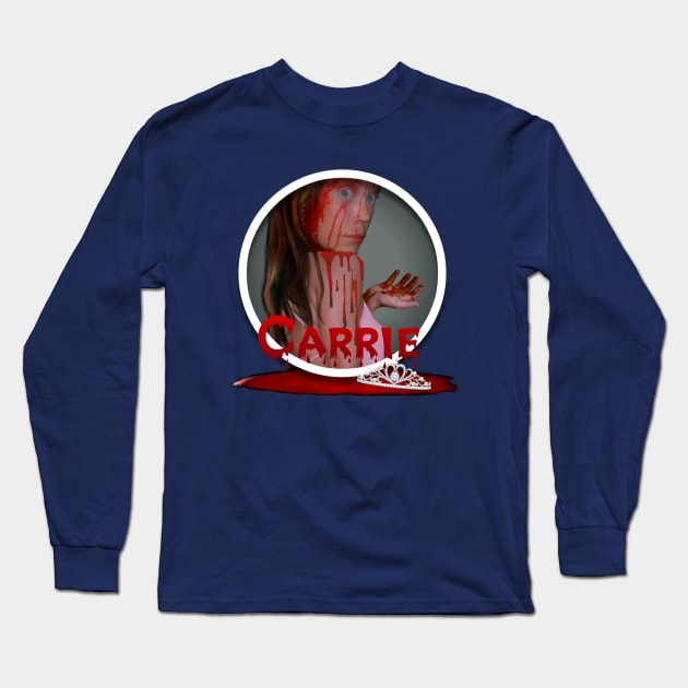 Carrie - Sissy Spacek Long Sleeve T-Shirt by Zbornak Designs